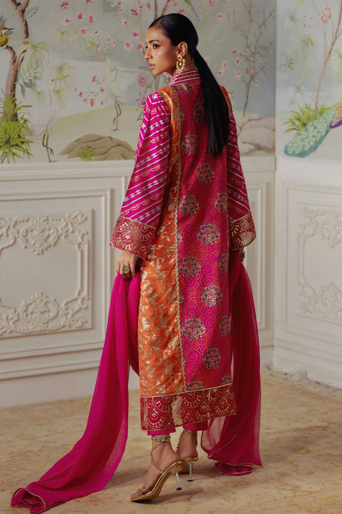 Annus Abrar | Elemental Festive | Rumniya (Shirt, Pants and Dupatta) - by Libasekhas UK - Registered Vendor of : Annus Abrar - 100% Original Designer Dress