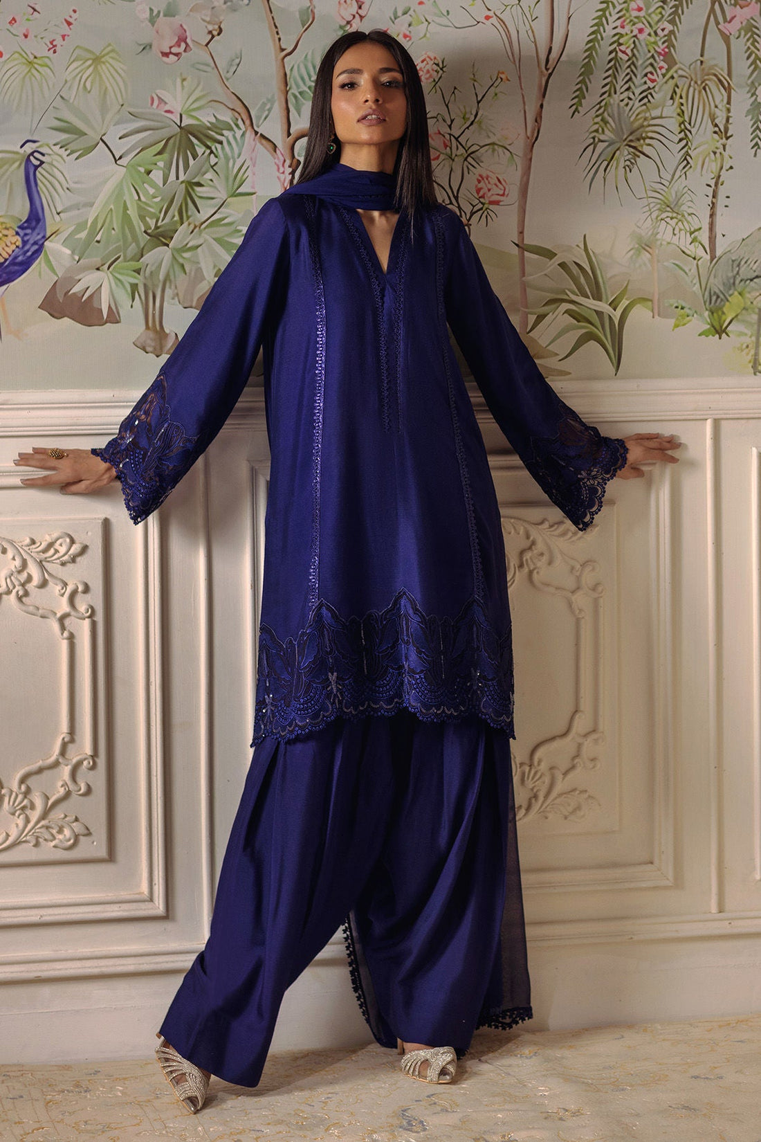 Annus Abrar | Elemental Festive | Baraan (Shirt, Pants and Dupatta) - by Libasekhas UK - Registered Vendor of : Annus Abrar - 100% Original Designer Dress