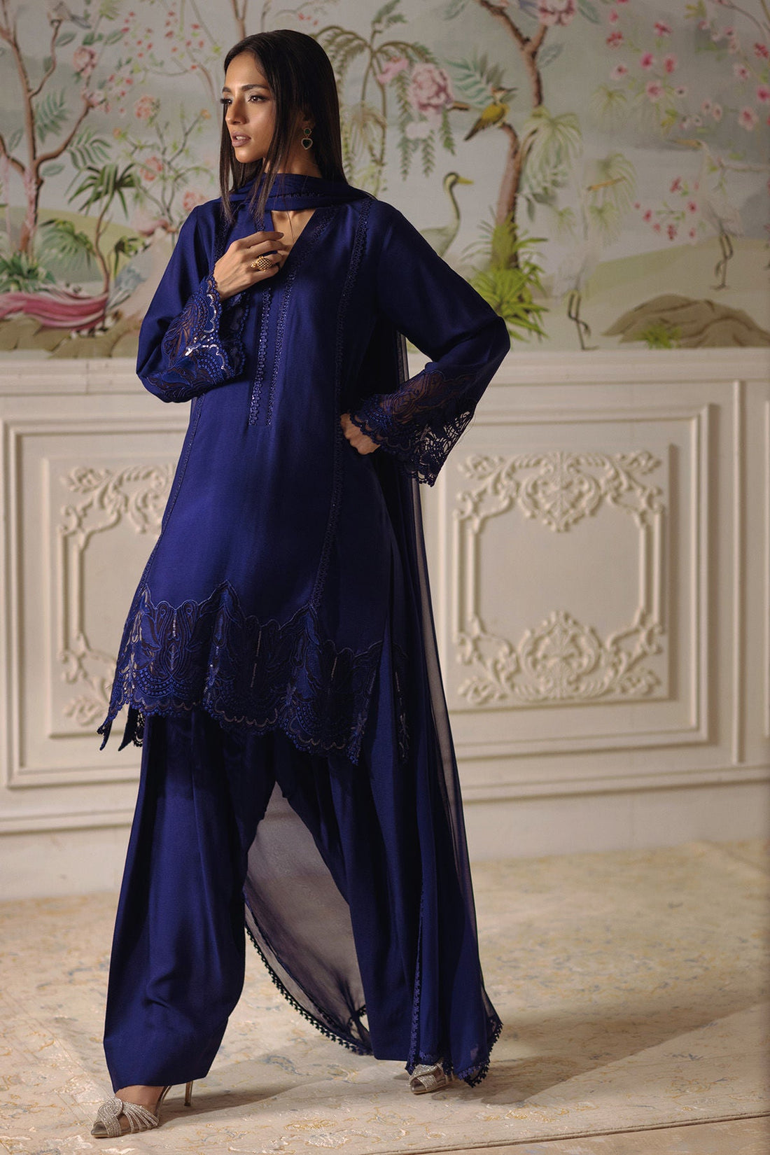 Annus Abrar | Elemental Festive | Baraan (Shirt, Pants and Dupatta) - by Libasekhas UK - Registered Vendor of : Annus Abrar - 100% Original Designer Dress