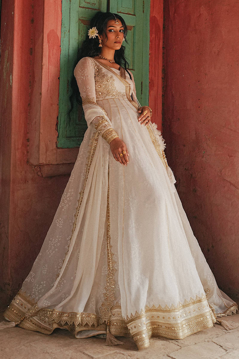 MNR | Farid Manzil Luxury Pret 26 | Noor-e-Chaand - by Libasekhas - Registered Vendor of : MNR - 100% Original Designer Dress