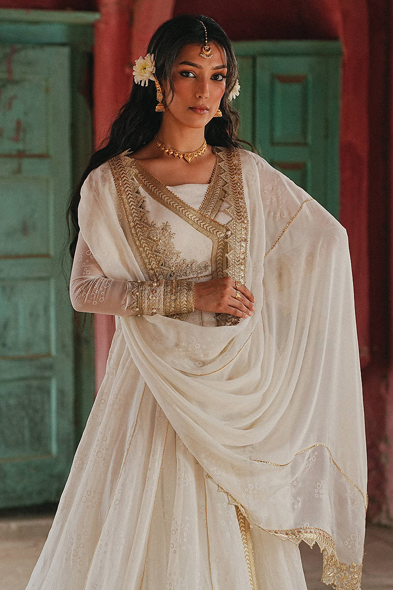 MNR | Farid Manzil Luxury Pret 26 | Noor-e-Chaand - by Libasekhas - Registered Vendor of : MNR - 100% Original Designer Dress
