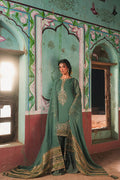 MNR | Farid Manzil Luxury Pret 26 | Gul-e-Sabz - by Libasekhas - Registered Vendor of : MNR - 100% Original Designer Dress