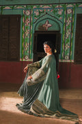 MNR | Farid Manzil Luxury Pret 26 | Gul-e-Sabz - by Libasekhas - Registered Vendor of : MNR - 100% Original Designer Dress