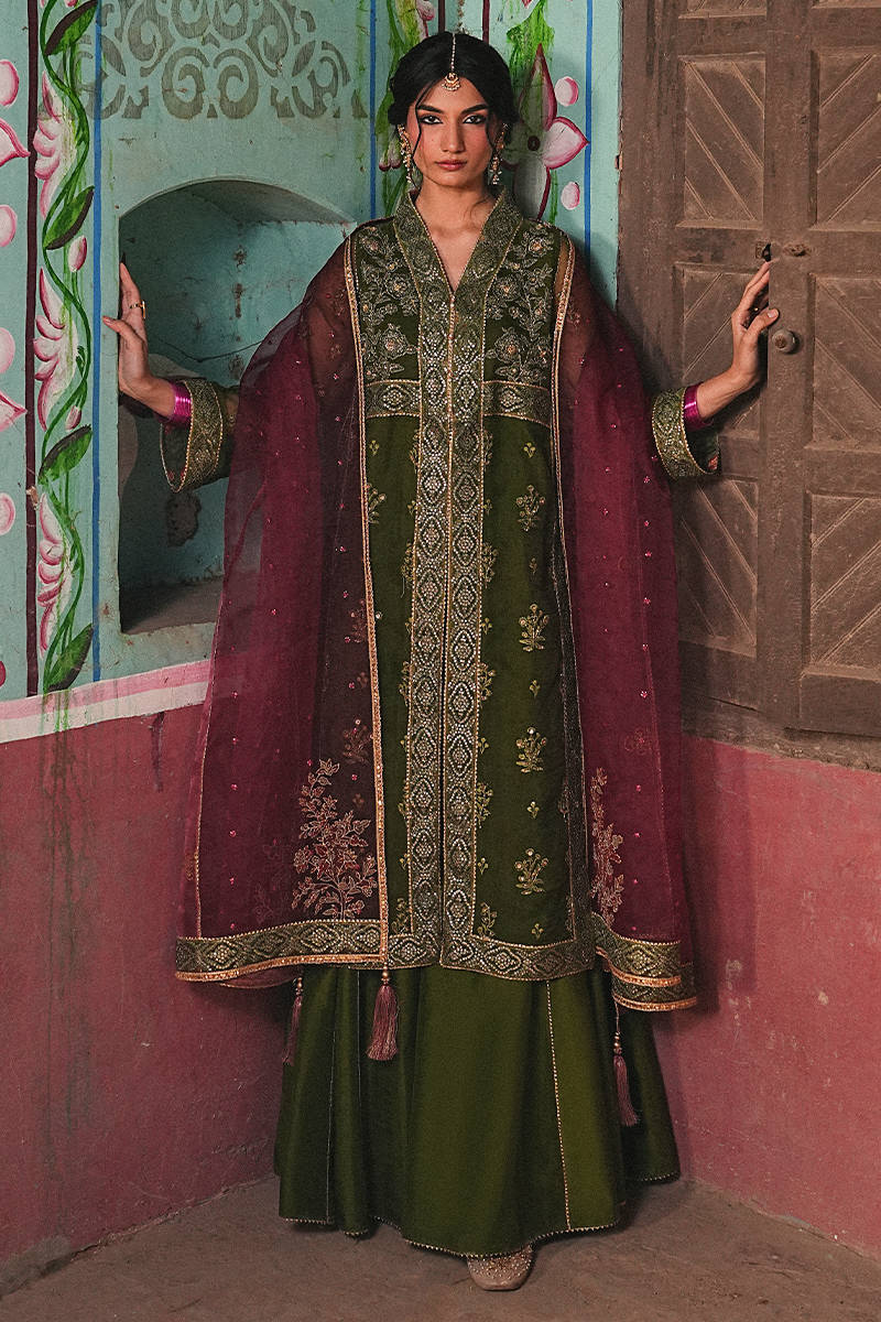 MNR | Farid Manzil Luxury Pret 26 | Ronak-e-Bahar - by Libasekhas - Registered Vendor of : MNR - 100% Original Designer Dress