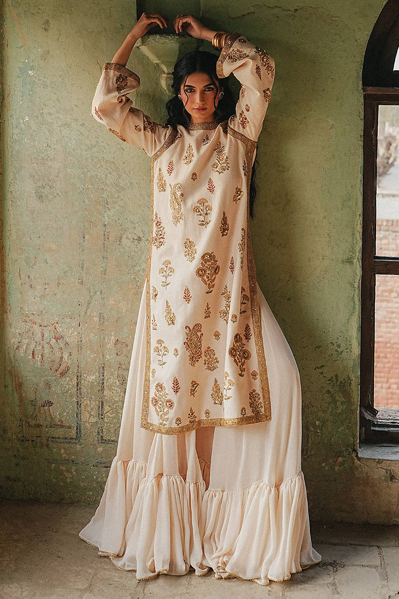 MNR | Farid Manzil Luxury Pret 26 | Noor-e-Bahar - by Libasekhas - Registered Vendor of : MNR - 100% Original Designer Dress