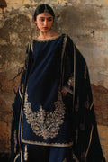 MNR | Farid Manzil Luxury Pret 26 | Mehk-e-Neel - by Libasekhas - Registered Vendor of : MNR - 100% Original Designer Dress