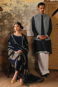 MNR | Farid Manzil Luxury Pret 26 | Mehk-e-Neel - by Libasekhas - Registered Vendor of : MNR - 100% Original Designer Dress