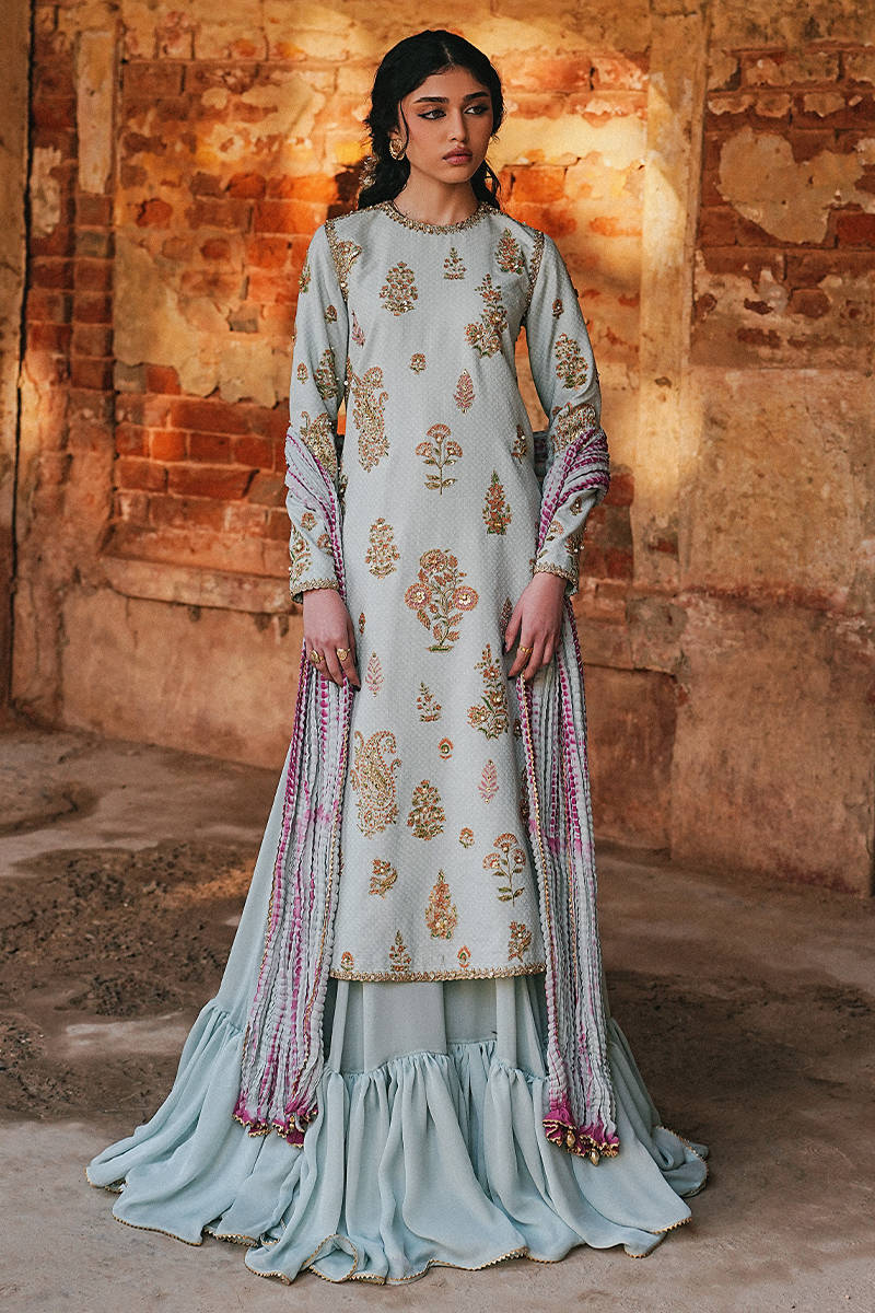 MNR | Farid Manzil Luxury Pret 26 | Zeenat-e-Bahar - by Libasekhas - Registered Vendor of : MNR - 100% Original Designer Dress