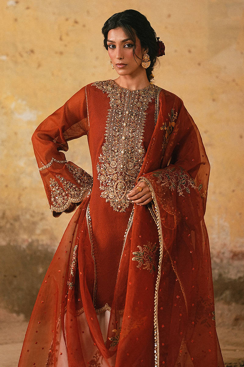 MNR | Farid Manzil Luxury Pret 26 | Shabnam-e-Bahar - by Libasekhas - Registered Vendor of : MNR - 100% Original Designer Dress