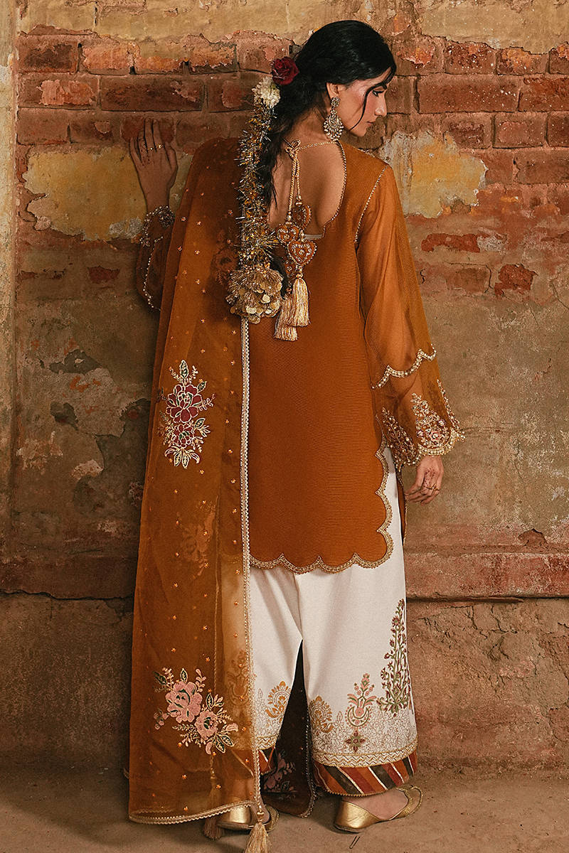 MNR | Farid Manzil Luxury Pret 26 | Rang-e-Bahar - by Libasekhas - Registered Vendor of : MNR - 100% Original Designer Dress
