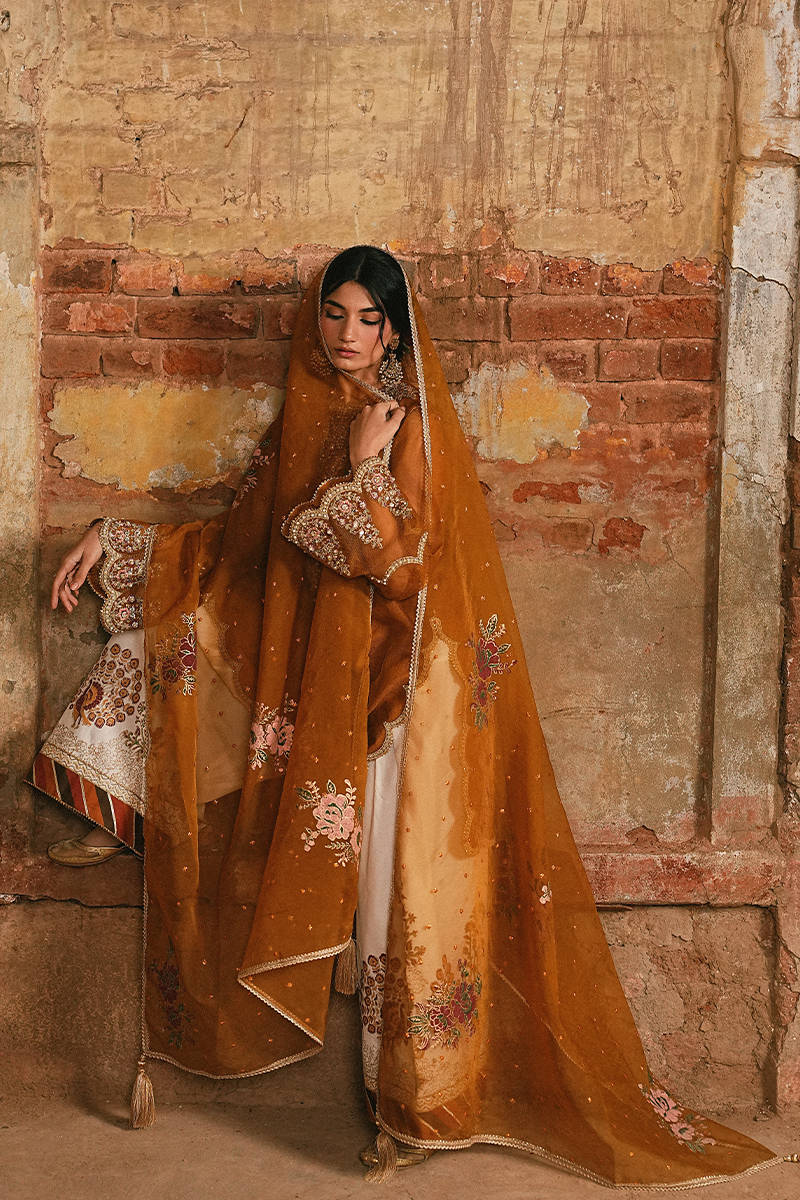 MNR | Farid Manzil Luxury Pret 26 | Rang-e-Bahar - by Libasekhas - Registered Vendor of : MNR - 100% Original Designer Dress