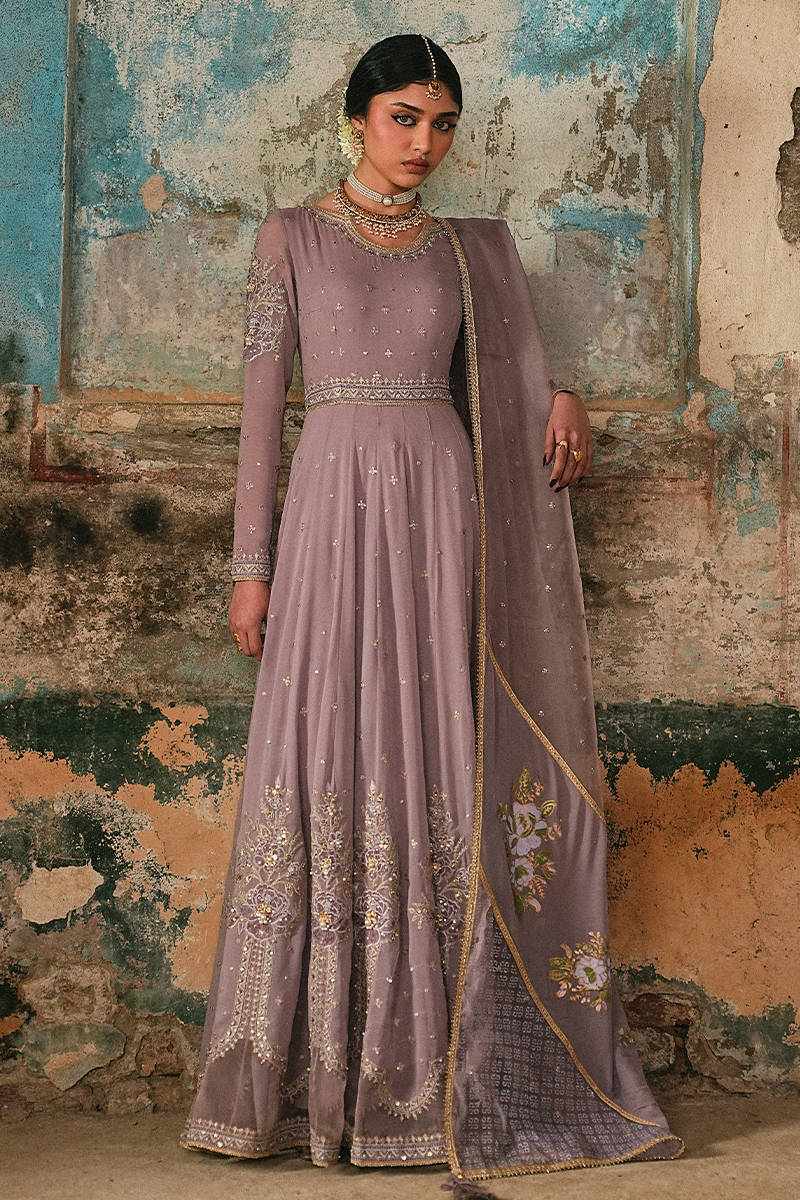 MNR | Farid Manzil Luxury Pret 26 | Sahar-e-Lilac - by Libasekhas - Registered Vendor of : MNR - 100% Original Designer Dress