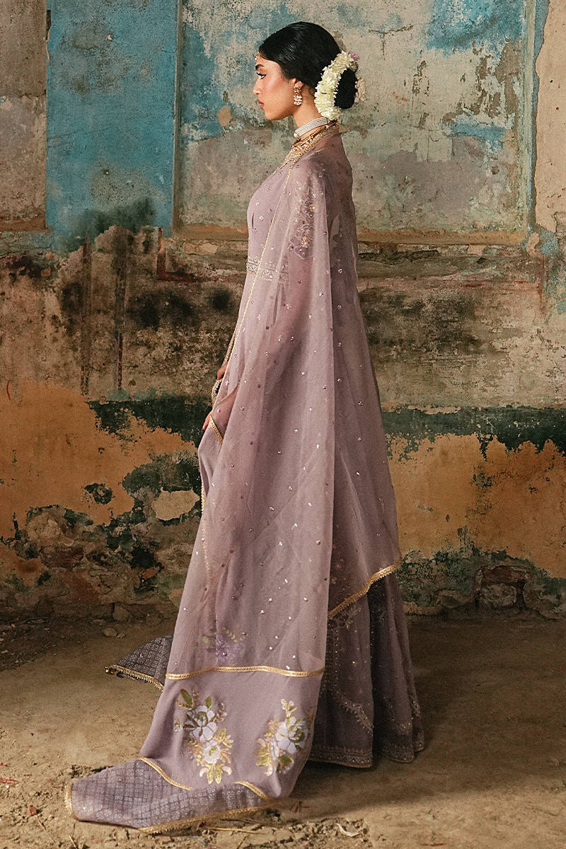 MNR | Farid Manzil Luxury Pret 26 | Sahar-e-Lilac - by Libasekhas - Registered Vendor of : MNR - 100% Original Designer Dress