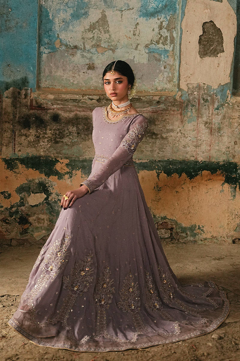 MNR | Farid Manzil Luxury Pret 26 | Sahar-e-Lilac - by Libasekhas - Registered Vendor of : MNR - 100% Original Designer Dress