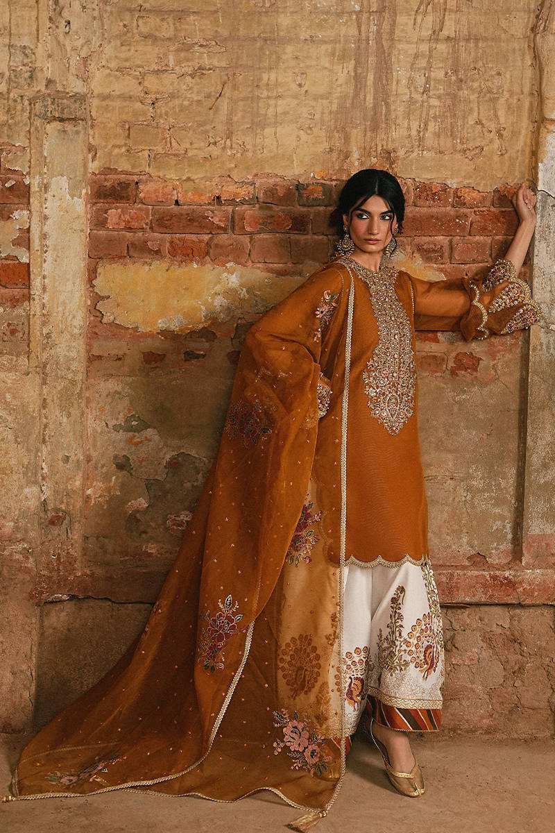 MNR | Farid Manzil Luxury Pret 26 | Rang-e-Bahar - by Libasekhas - Registered Vendor of : MNR - 100% Original Designer Dress