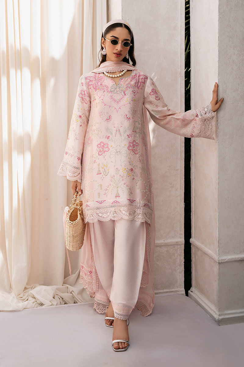 Ansab Jahangir | Digital Silk | Mahira Shirt And Dupatta - by Libasekhas UK - Registered Vendor of : Ansab Jahangir - 100% Original Designer Dress