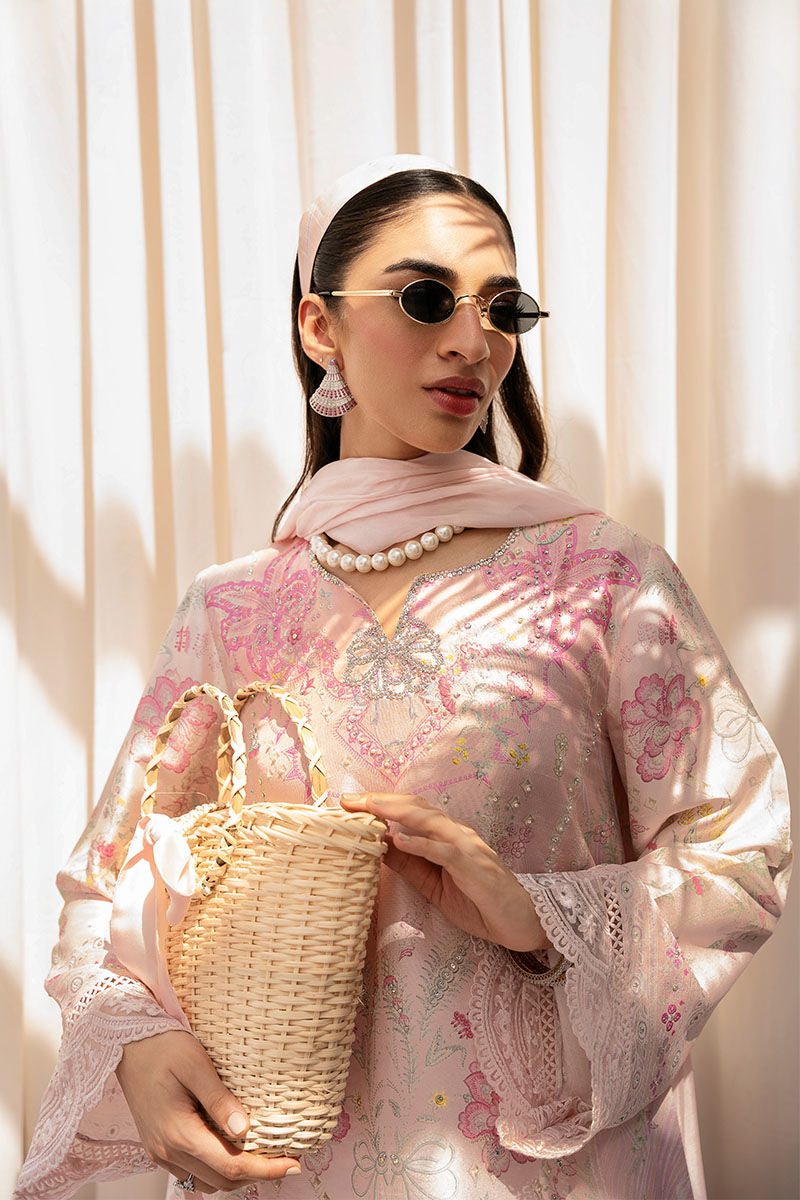 Ansab Jahangir | Digital Silk | Mahira Shirt And Dupatta - by Libasekhas UK - Registered Vendor of : Ansab Jahangir - 100% Original Designer Dress