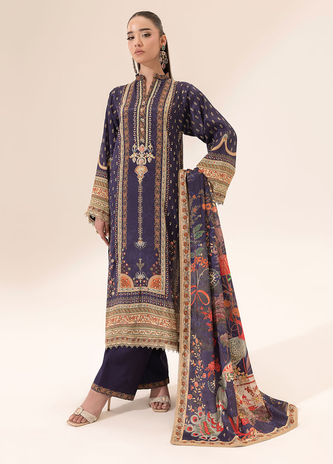 Sahane | Suay Silk Handwork Edit | CT-15006 ETHER - SUAY - by - Libasekhas UK - Registered Vendor of : Sahane - 100% Original Designer Dresss