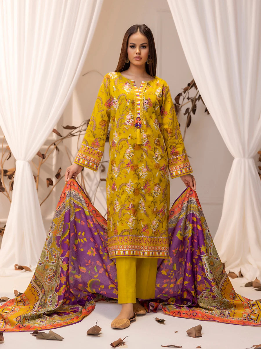 Salitex | Khaddar 24 |  K-05 - by - Libasekhas UK - Registered Vendor of : Salitex - 100% Original Designer Dresss
