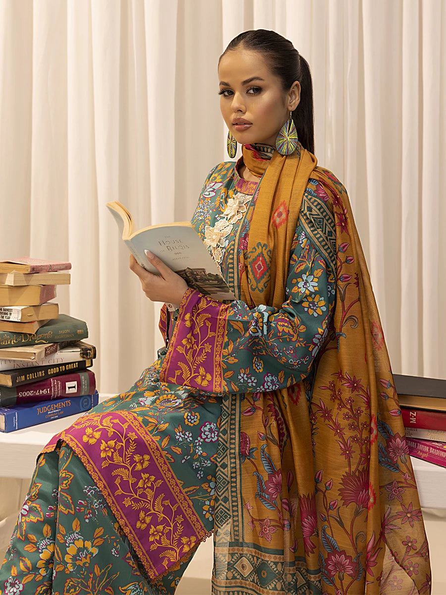 Salitex | Sibel Printed Lawn Silk | ST-03 - by - Libasekhas UK - Registered Vendor of : Salitex - 100% Original Designer Dresss