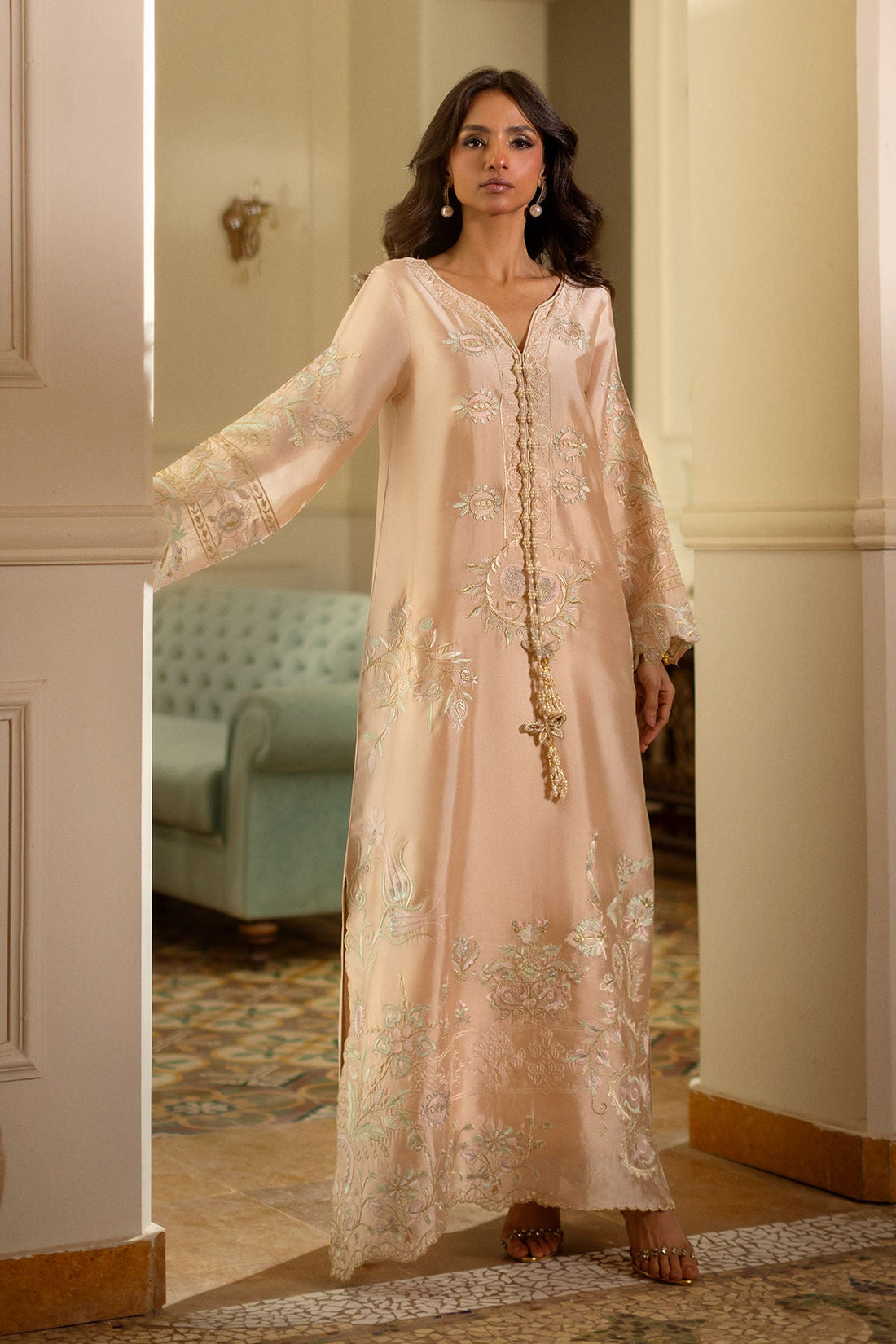 Annus Abrar | Zeh Eid Edit | Brisa Kaftan - by Libasekhas UK - Registered Vendor of : Annus Abrar - 100% Original Designer Dress