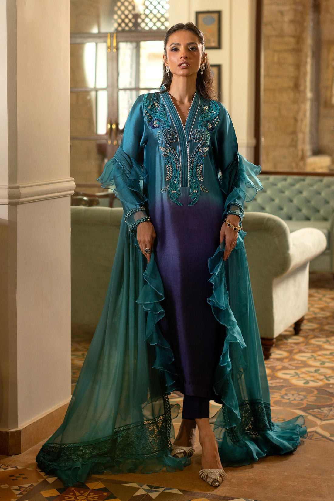 Annus Abrar | Zeh Eid Edit | Feyha - by Libasekhas UK - Registered Vendor of : Annus Abrar - 100% Original Designer Dress
