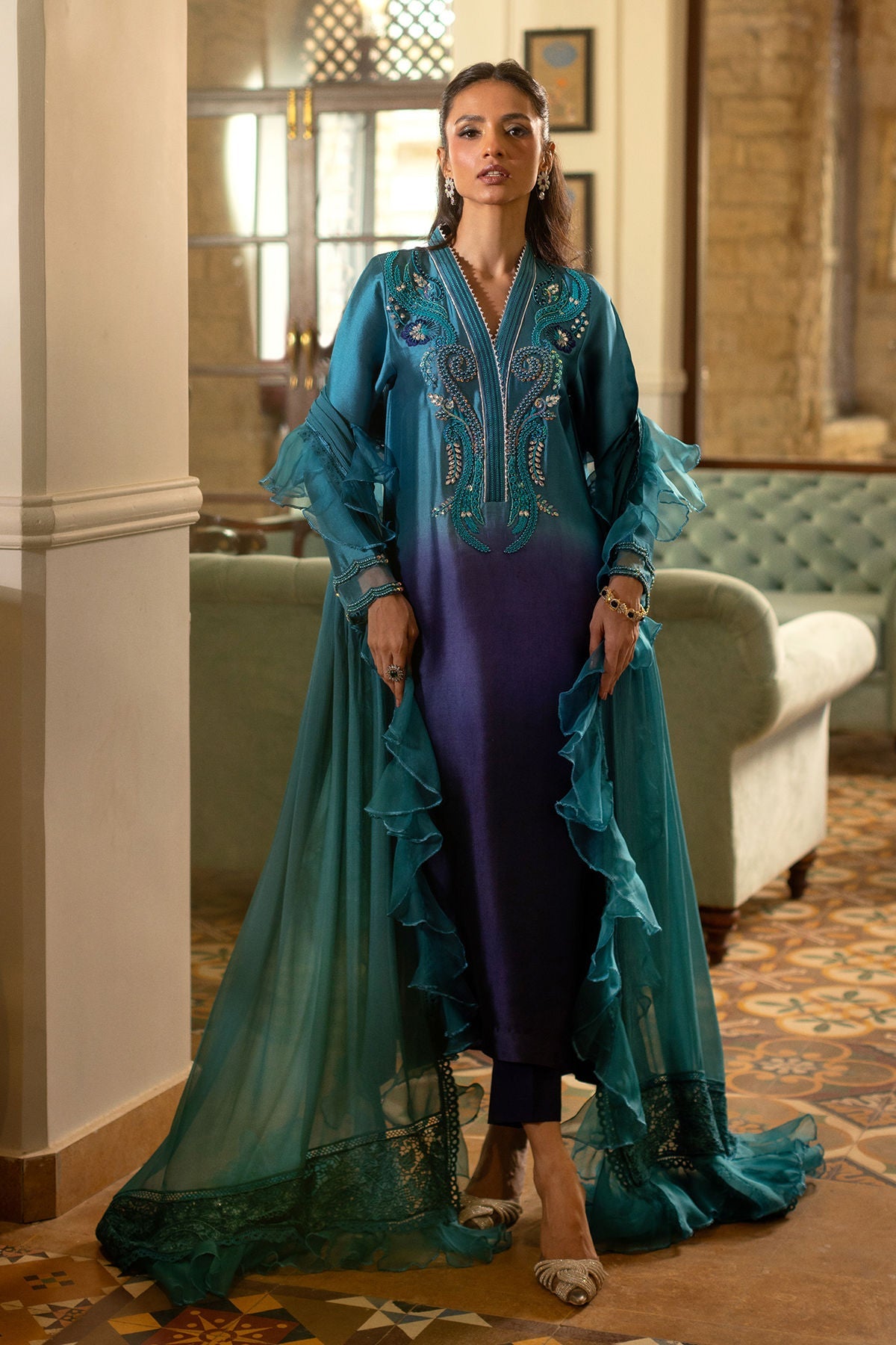 Annus Abrar | Zeh Eid Edit | Feyha - by Libasekhas UK - Registered Vendor of : Annus Abrar - 100% Original Designer Dress