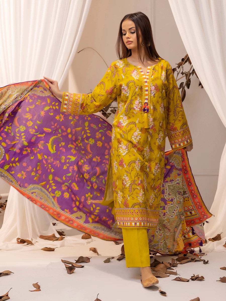 Salitex | Khaddar 24 |  K-05 - by - Libasekhas UK - Registered Vendor of : Salitex - 100% Original Designer Dresss