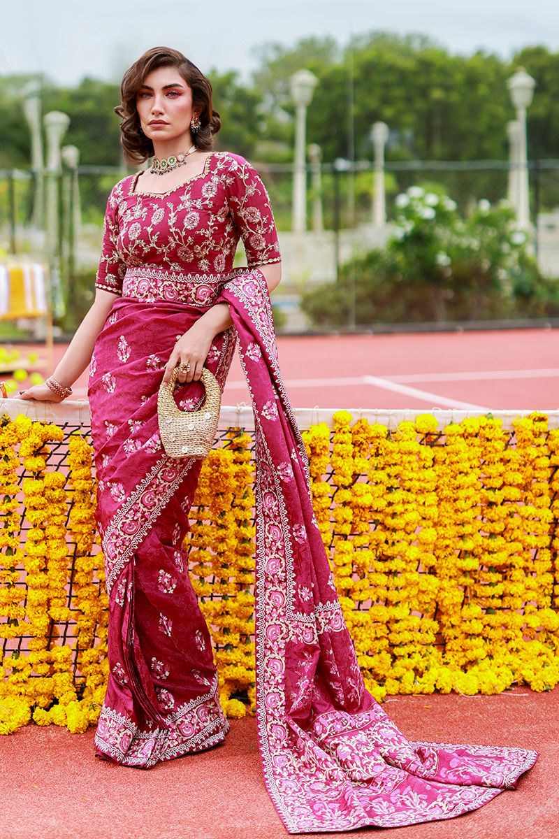 Ansab Jahangir | Marigold and Gota | Amarisa - by Libasekhas UK - Registered Vendor of : Ansab Jahangir - 100% Original Designer Dress