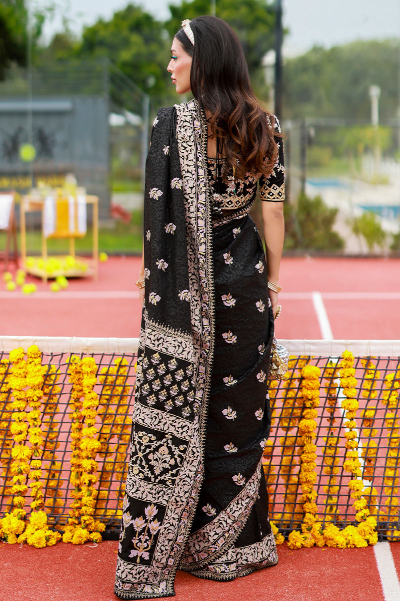Ansab Jahangir | Marigold and Gota | Zareenah - by Libasekhas UK - Registered Vendor of : Ansab Jahangir - 100% Original Designer Dress