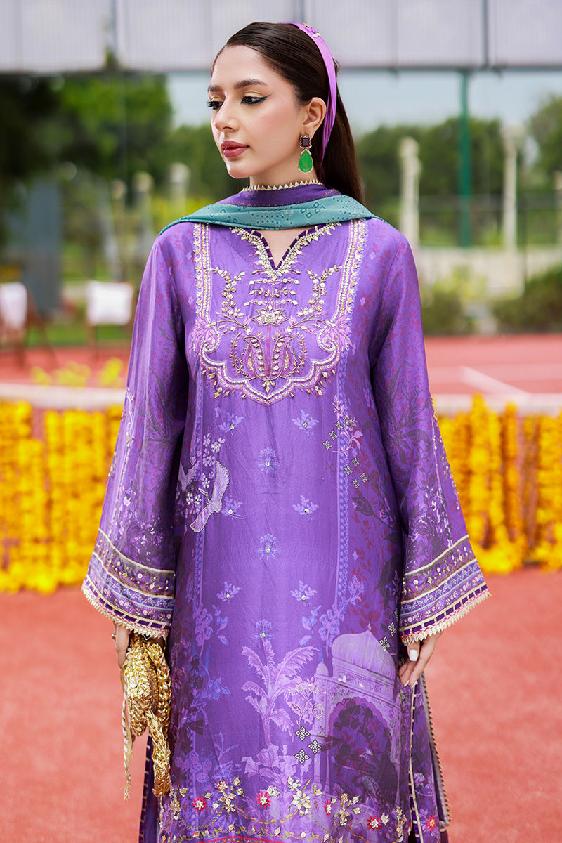 Ansab Jahangir | Digital Silk | Nehir - by Libasekhas UK - Registered Vendor of : Ansab Jahangir - 100% Original Designer Dress