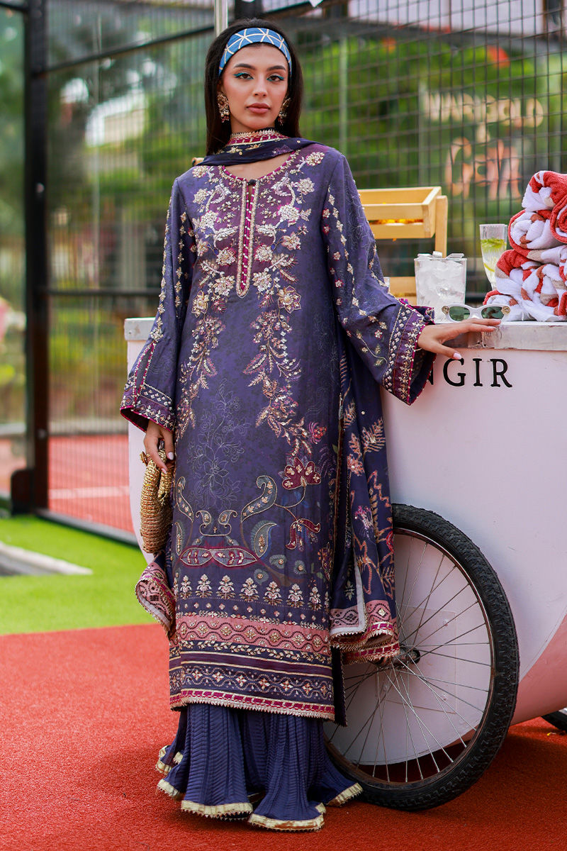 Ansab Jahangir | Marigold and Gota | Eshal - by Libasekhas UK - Registered Vendor of : Ansab Jahangir - 100% Original Designer Dress