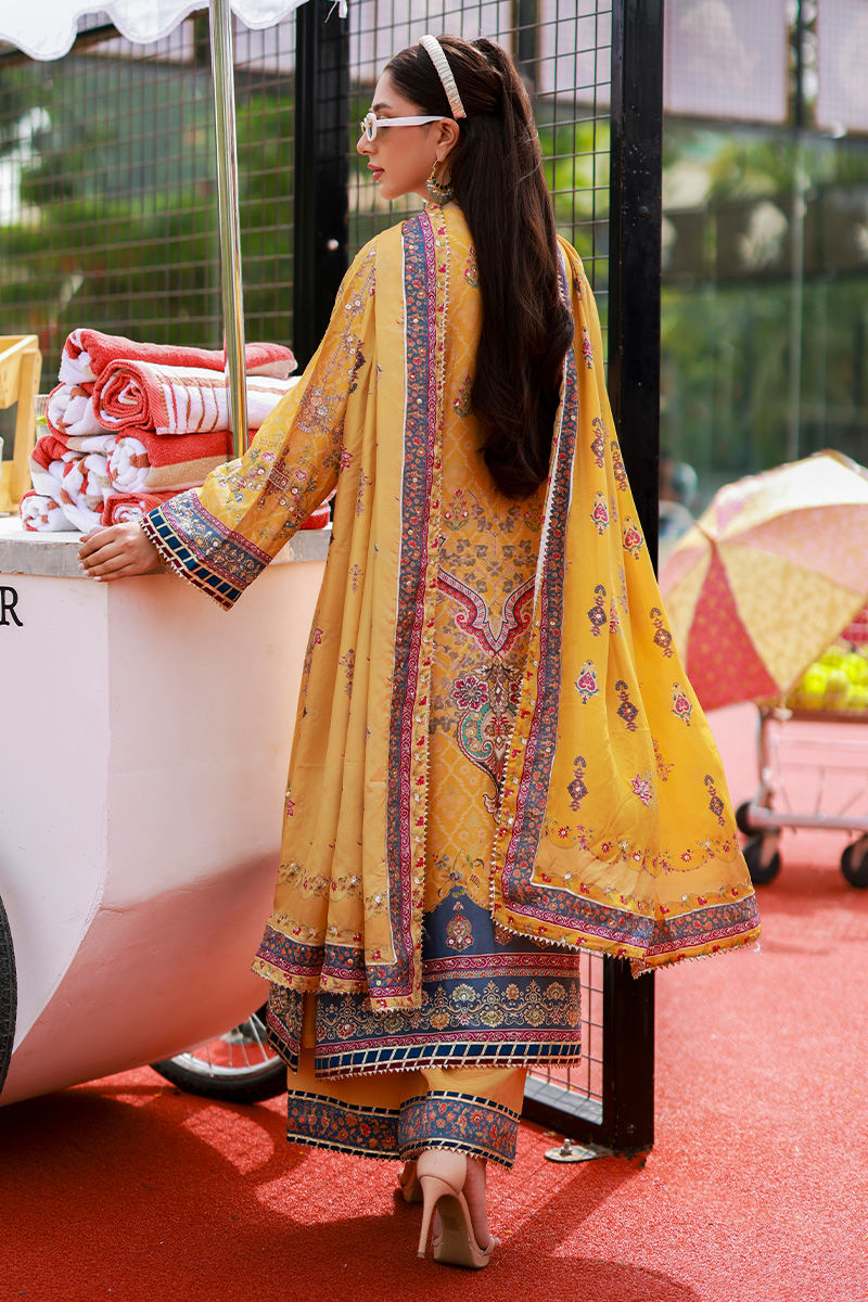 Ansab Jahangir | Marigold and Gota | Azira - by Libasekhas UK - Registered Vendor of : Ansab Jahangir - 100% Original Designer Dress