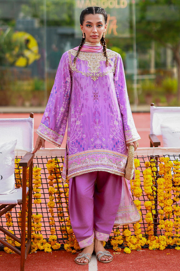 Ansab Jahangir | Marigold and Gota | Maeryn - by Libasekhas UK - Registered Vendor of : Ansab Jahangir - 100% Original Designer Dress