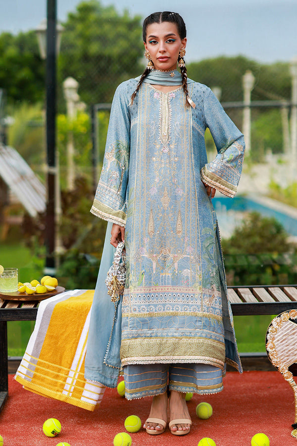Ansab Jahangir | Digital Silk | Maheera - by Libasekhas UK - Registered Vendor of : Ansab Jahangir - 100% Original Designer Dress