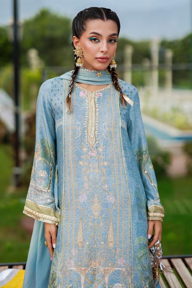 Ansab Jahangir | Digital Silk | Maheera - by Libasekhas UK - Registered Vendor of : Ansab Jahangir - 100% Original Designer Dress