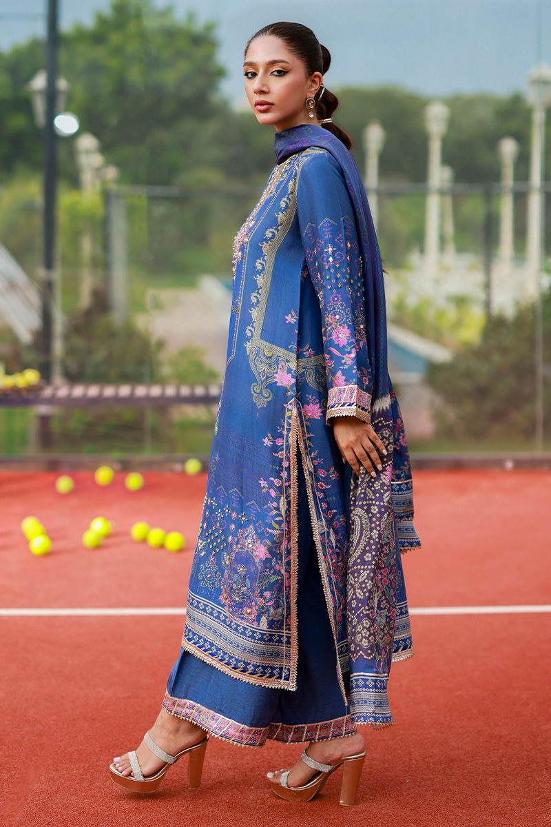 Ansab Jahangir | Digital Silk | Aroosha - by Libasekhas UK - Registered Vendor of : Ansab Jahangir - 100% Original Designer Dress