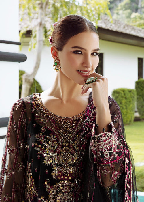 Meeral | Wedding Formals | Mahjabeen_Black - by - Libasekhas UK - Registered Vendor of : Meeral - 100% Original Designer Dresss