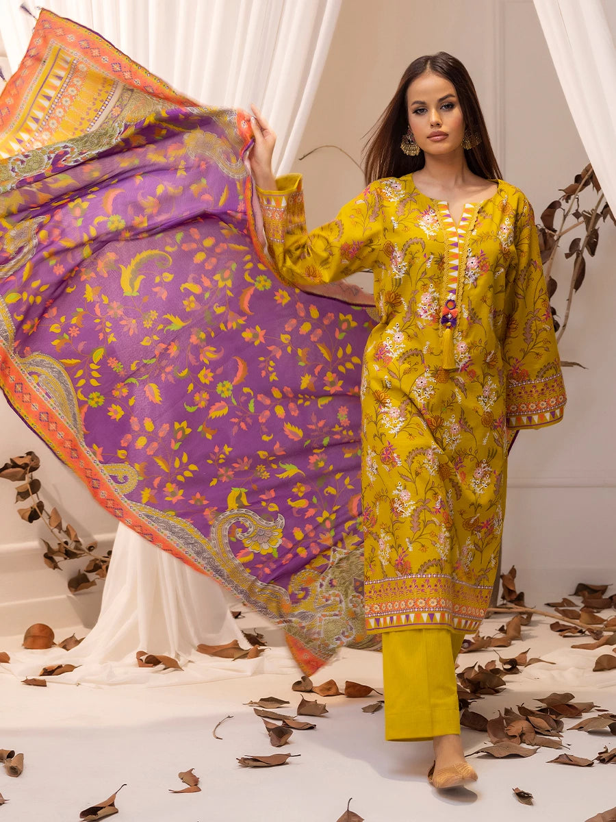 Salitex | Khaddar 24 |  K-05 - by - Libasekhas UK - Registered Vendor of : Salitex - 100% Original Designer Dresss