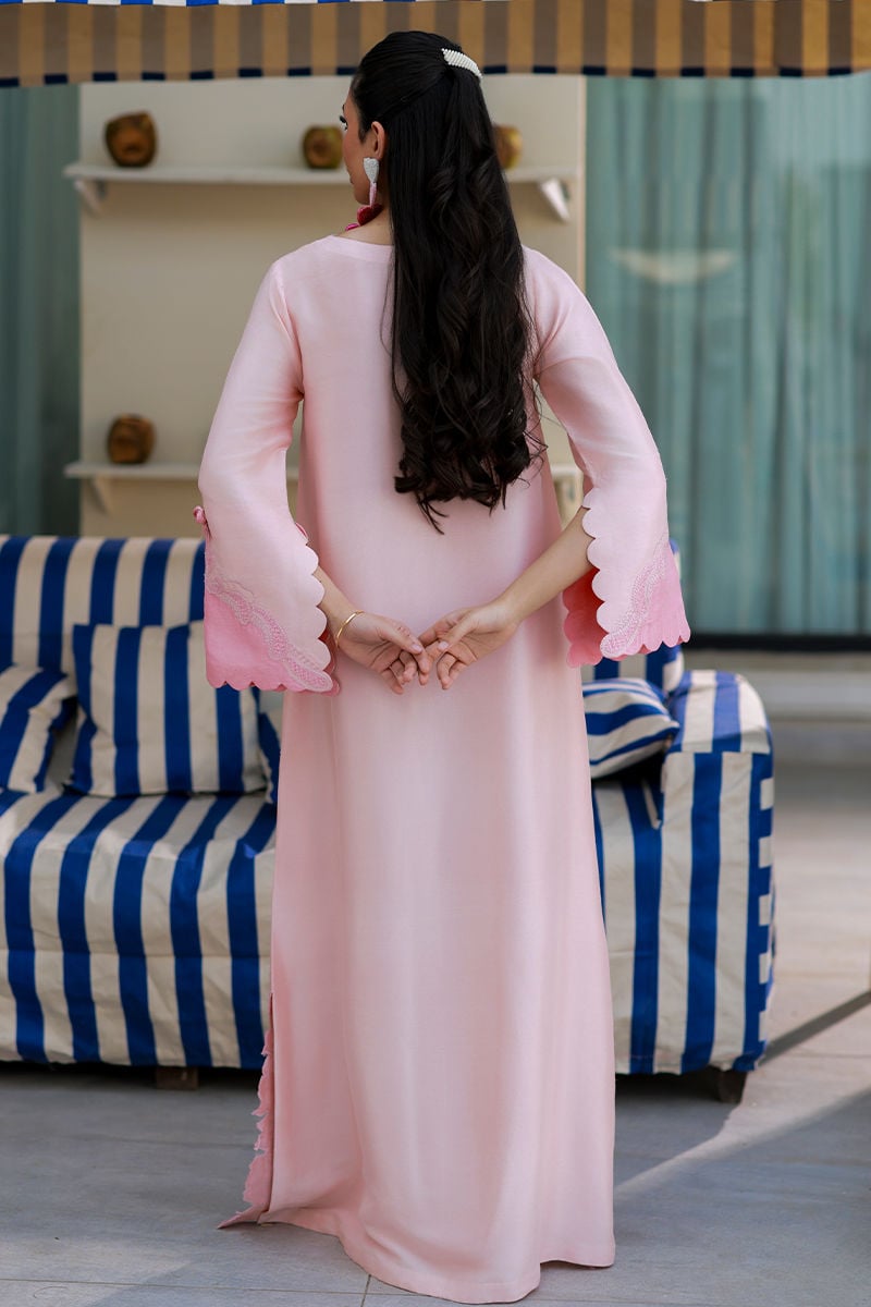 Ansab Jahangir | Summer Kaftans | Rosy - by Libasekhas UK - Registered Vendor of : Ansab Jahangir - 100% Original Designer Dress