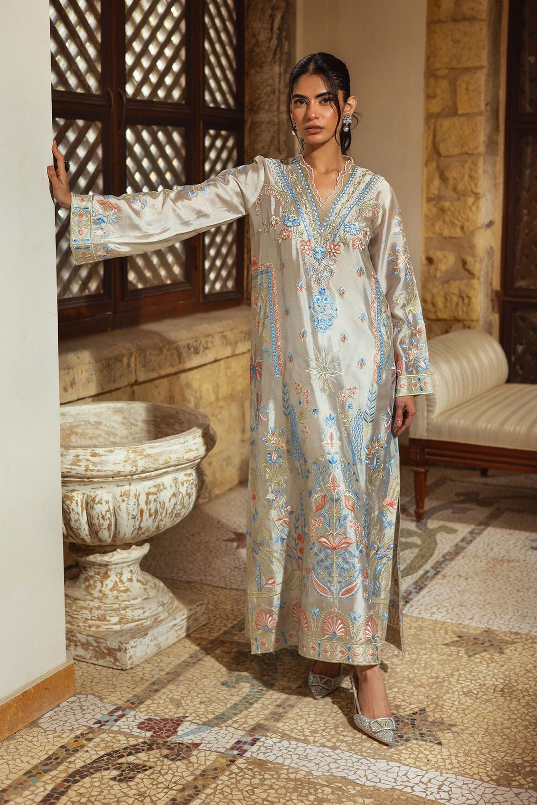 Annus Abrar | Leah Luxury Pret | Bisha Kaftaan - by Libasekhas UK - Registered Vendor of : Annus Abrar - 100% Original Designer Dress