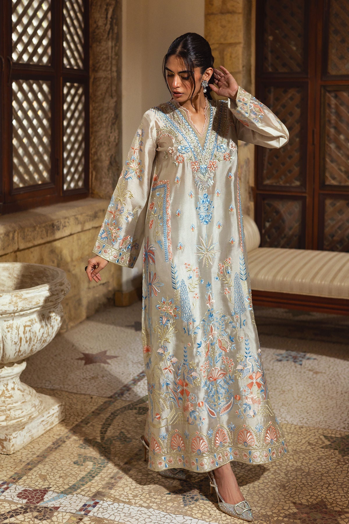 Annus Abrar | Leah Luxury Pret | Bisha Kaftaan - by Libasekhas UK - Registered Vendor of : Annus Abrar - 100% Original Designer Dress
