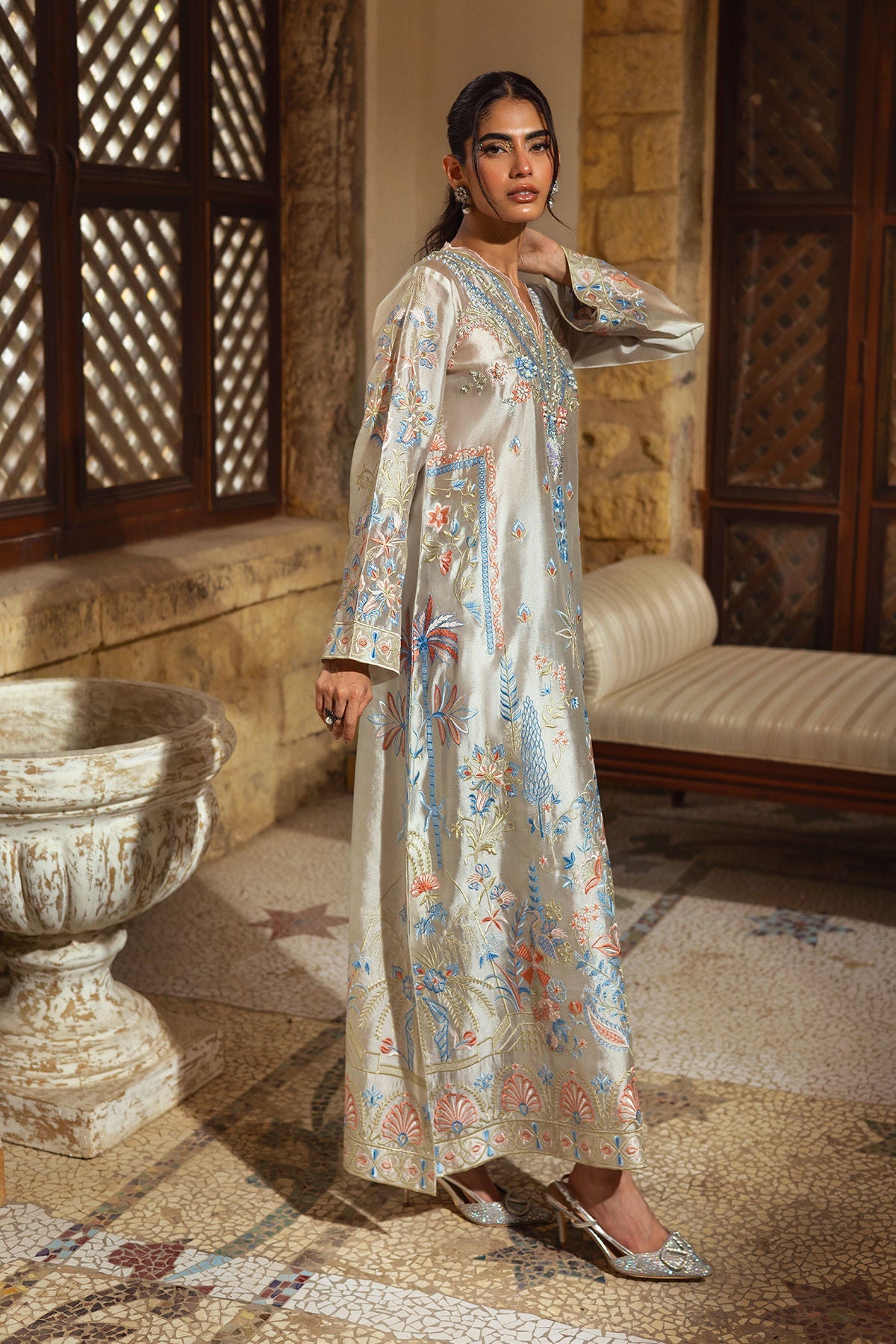 Annus Abrar | Leah Luxury Pret | Bisha Kaftaan - by Libasekhas UK - Registered Vendor of : Annus Abrar - 100% Original Designer Dress