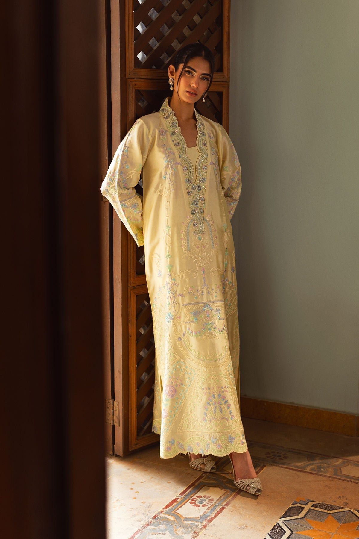 Annus Abrar | Leah Luxury Pret |Leelia Kaftaan - by Libasekhas UK - Registered Vendor of : Annus Abrar - 100% Original Designer Dress