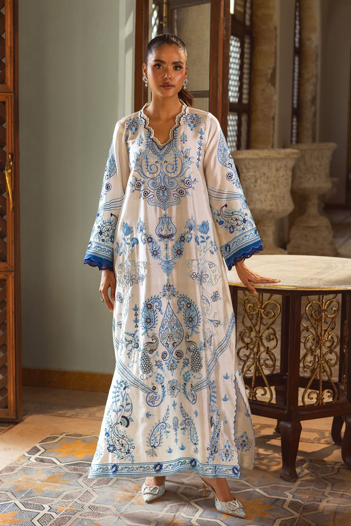 Annus Abrar | Leah Luxury Pret |Sol Kaftaan - by Libasekhas UK - Registered Vendor of : Annus Abrar - 100% Original Designer Dress