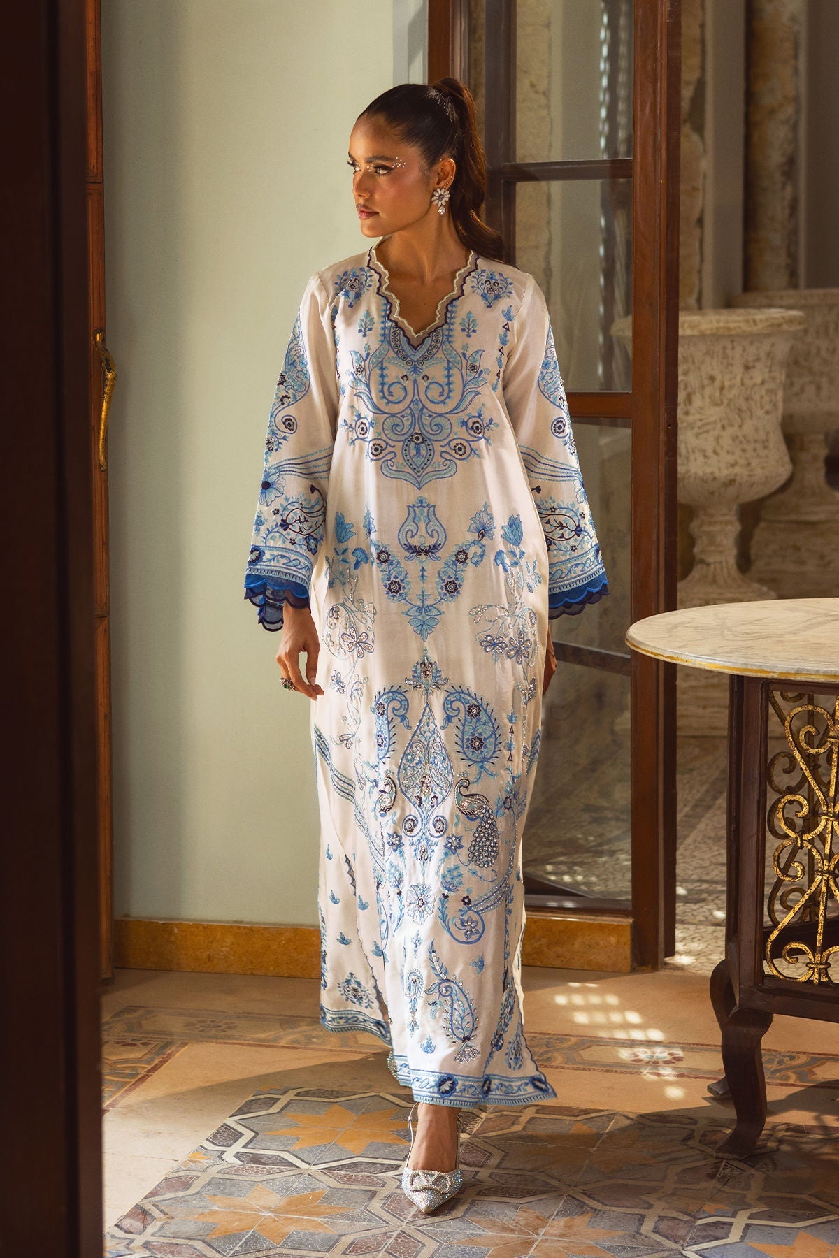 Annus Abrar | Leah Luxury Pret |Sol Kaftaan - by Libasekhas UK - Registered Vendor of : Annus Abrar - 100% Original Designer Dress