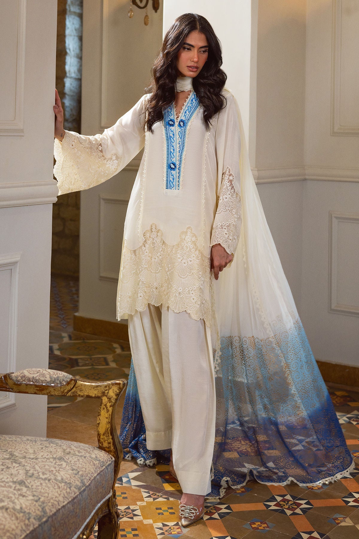 Annus Abrar | Elemental Basics |Shiba - by Libasekhas UK - Registered Vendor of : Annus Abrar - 100% Original Designer Dress