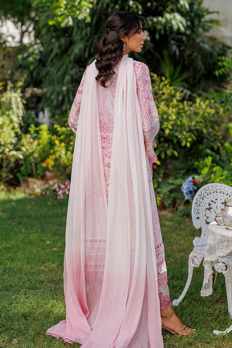 Ansab Jahangir | A Silk Afternoon Luxury Eid Silks 26 | Wisteria - by Libasekhas UK - Registered Vendor of : Ansab Jahangir - 100% Original Designer Dress