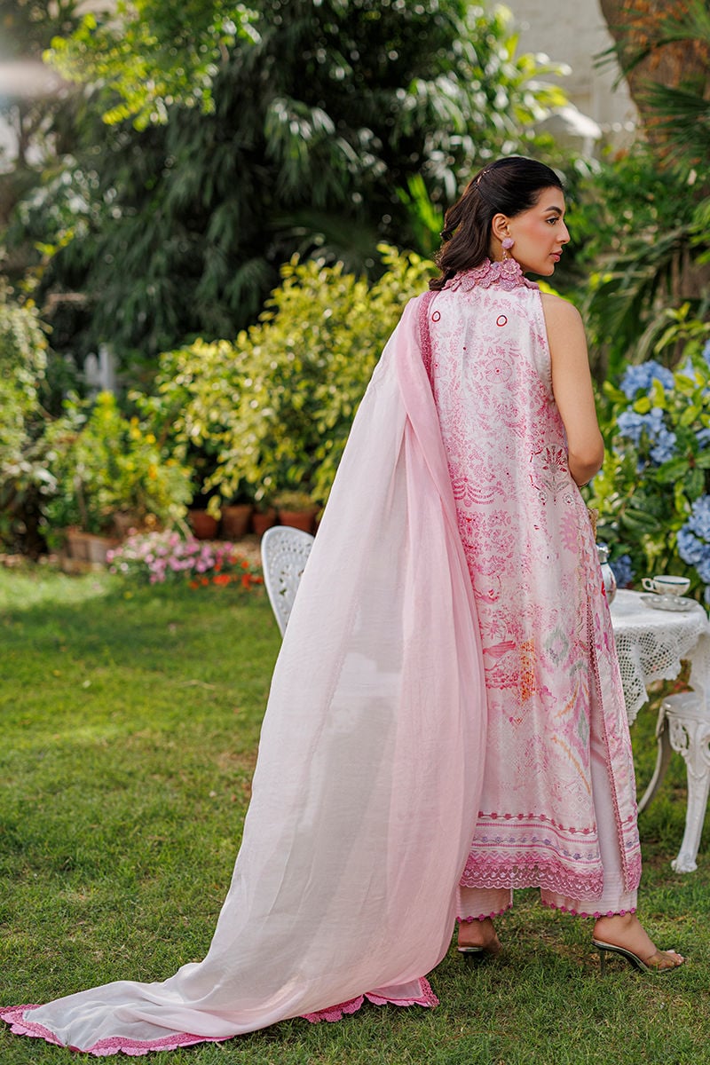 Ansab Jahangir | A Silk Afternoon Luxury Eid Silks 26 | Rosea - by Libasekhas UK - Registered Vendor of : Ansab Jahangir - 100% Original Designer Dress