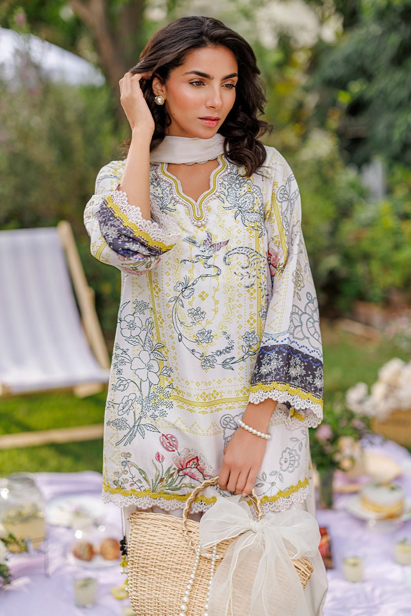 Ansab Jahangir | A Silk Afternoon Luxury Eid Silks 26 | Sunbeam - by Libasekhas UK - Registered Vendor of : Ansab Jahangir - 100% Original Designer Dress